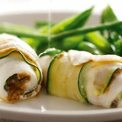 Bacalao con costra de pesto